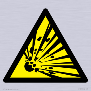 Warning Symbol: Explosive material